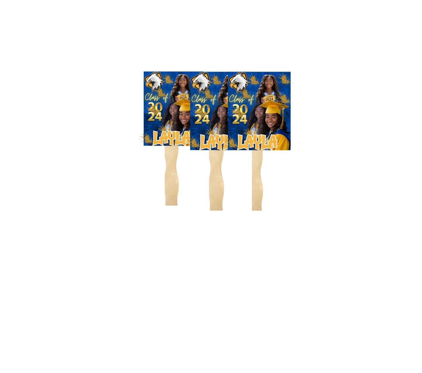 Graduations Fans set of 4